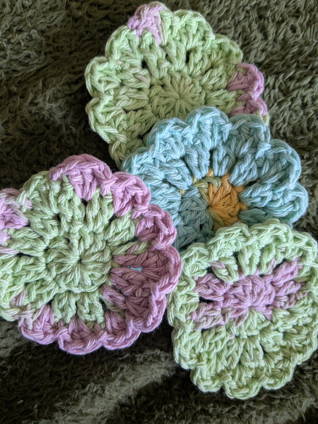 Handmade Crochet Face Scrubbies