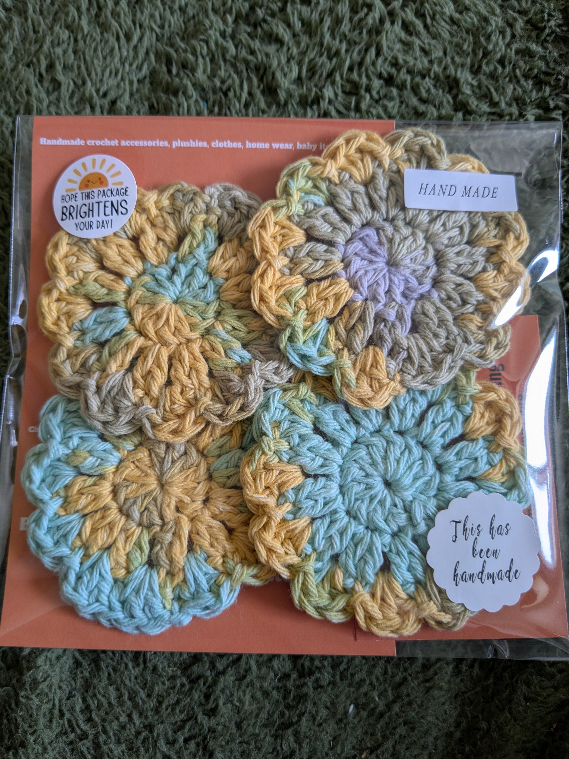 Handmade Crochet Face Scrubbies