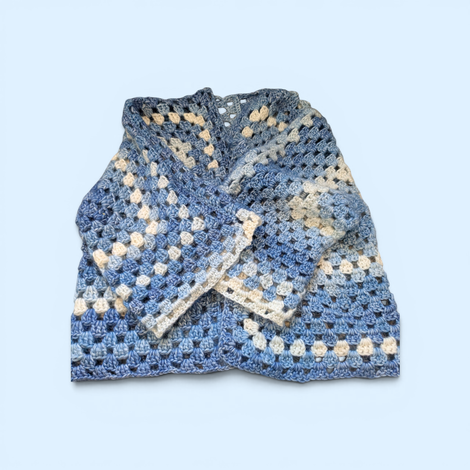 Crochet hexagon cardigan