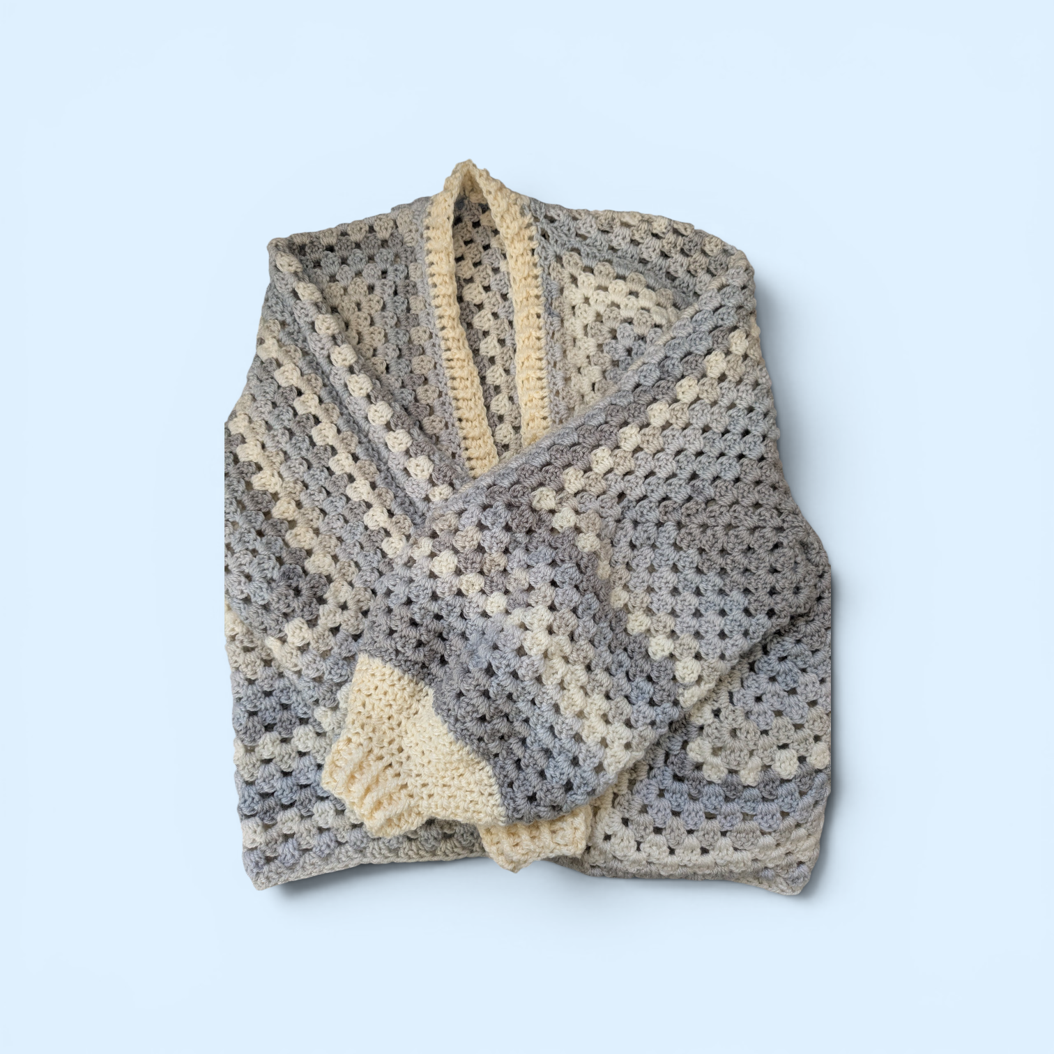 Crochet hexagon cardigan