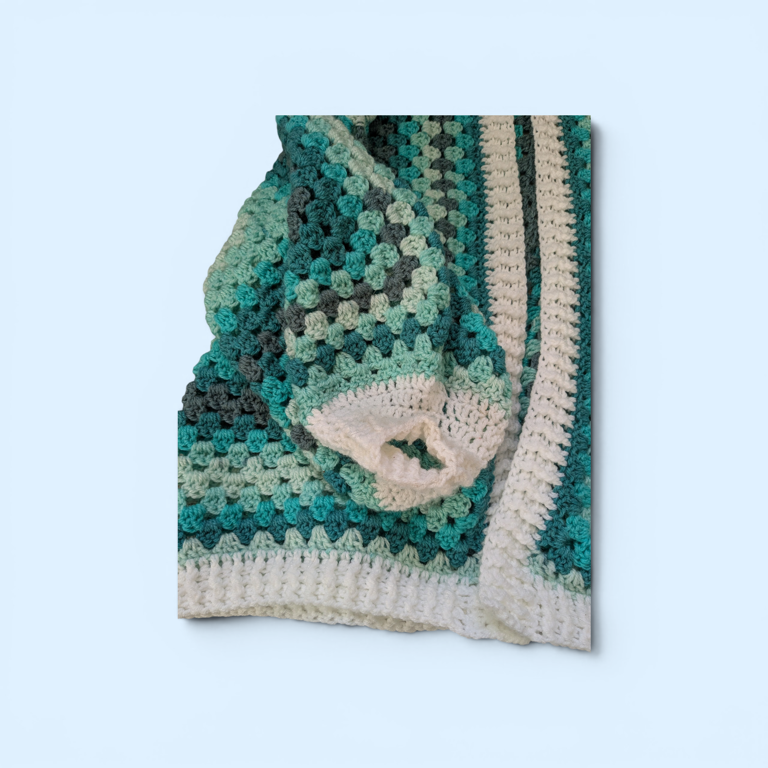 Crochet hexagon cardigan