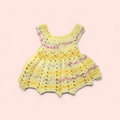 Crochet baby dress