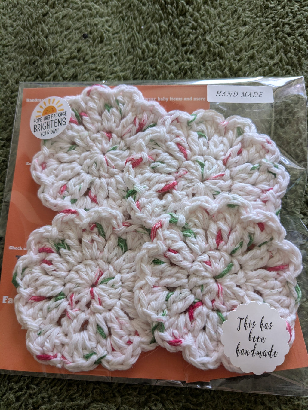 Handmade Crochet Face Scrubbies