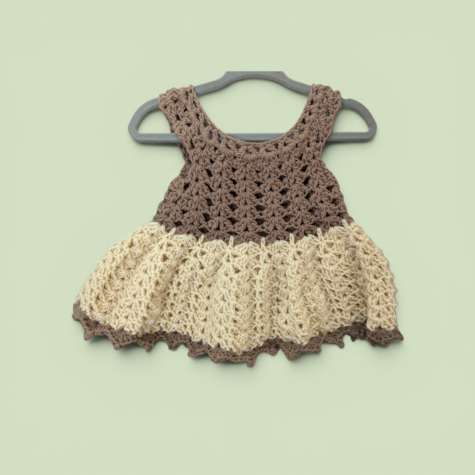 Crochet baby dress