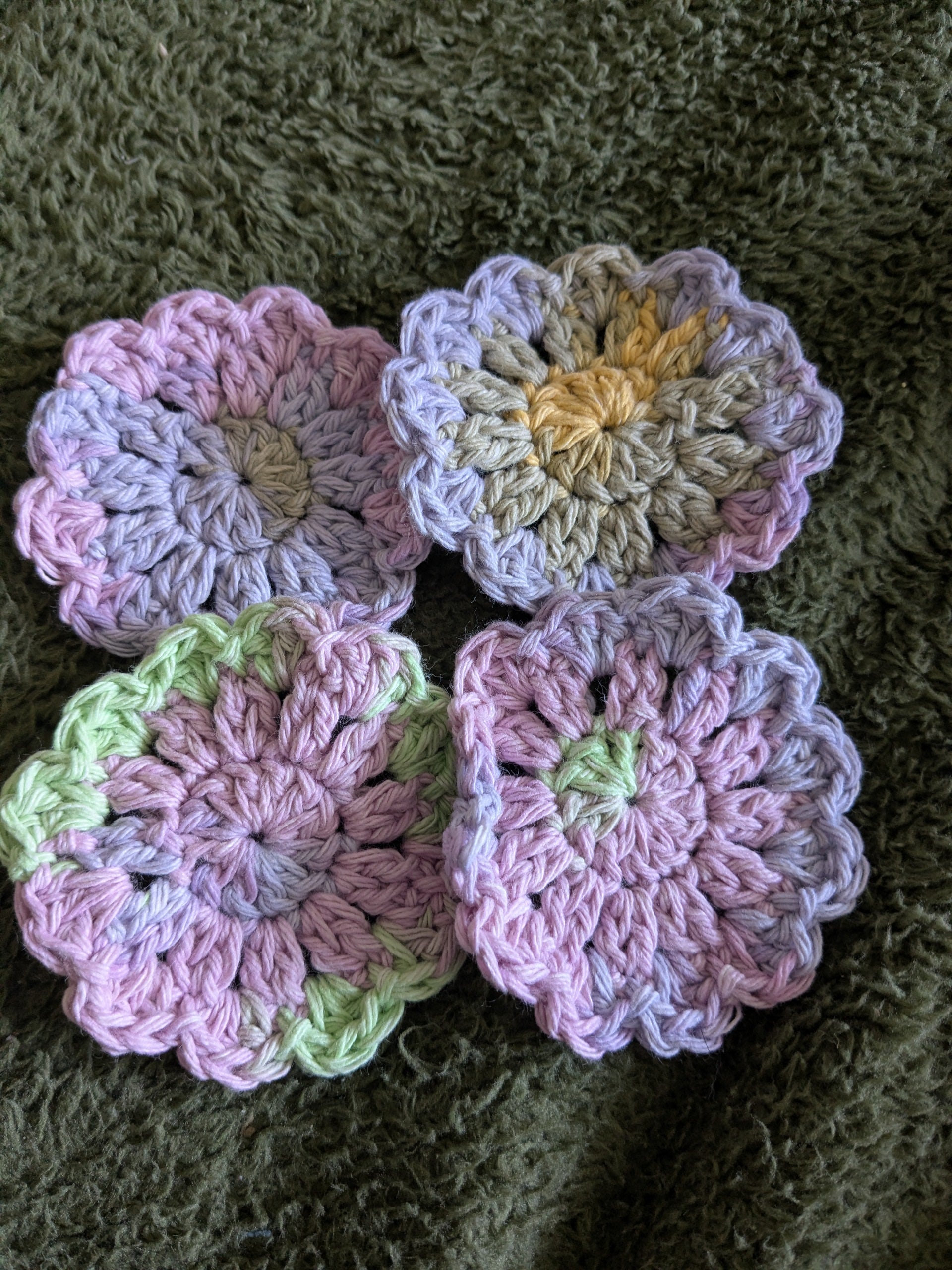 Handmade Crochet Face Scrubbies
