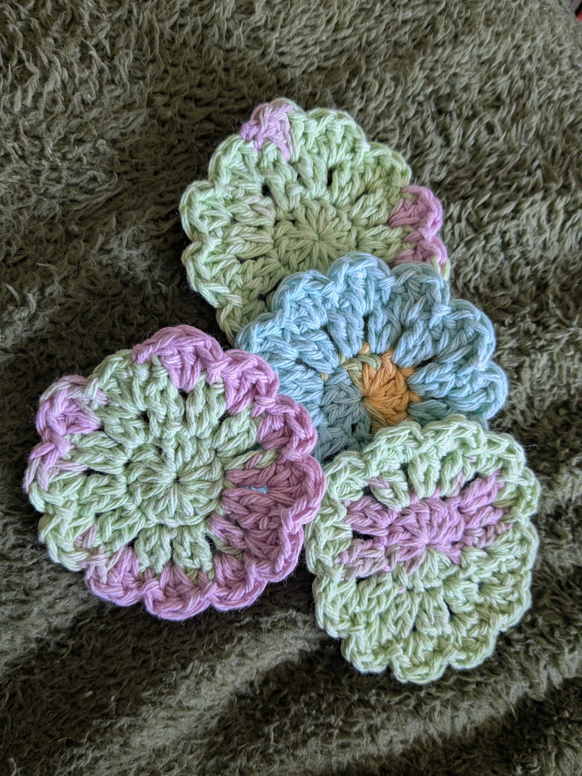 Handmade Crochet Face Scrubbies