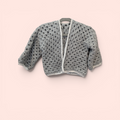 Crochet hexagon cardigan