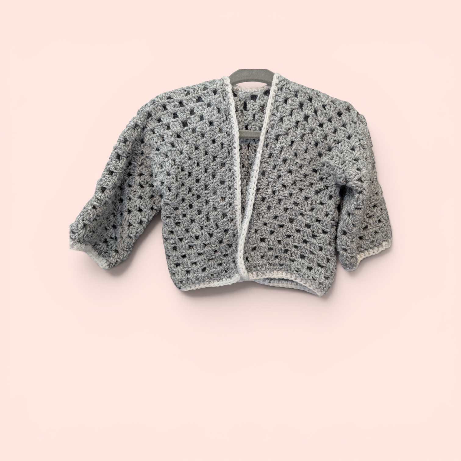 Crochet hexagon cardigan
