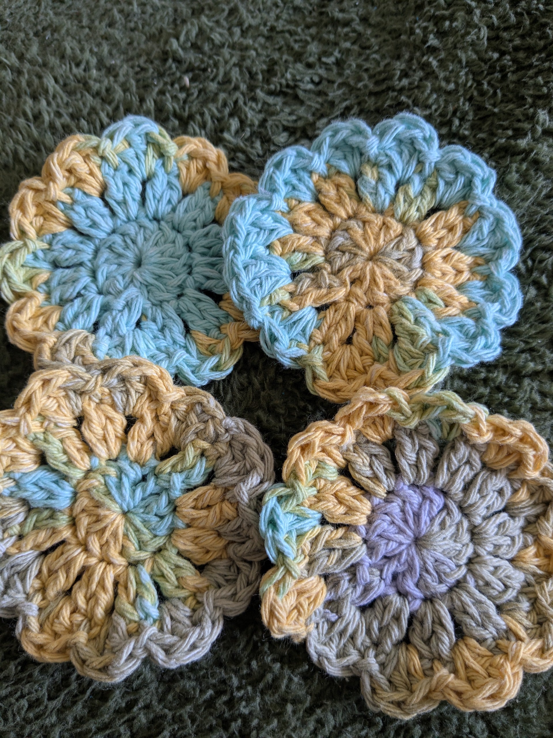 Handmade Crochet Face Scrubbies