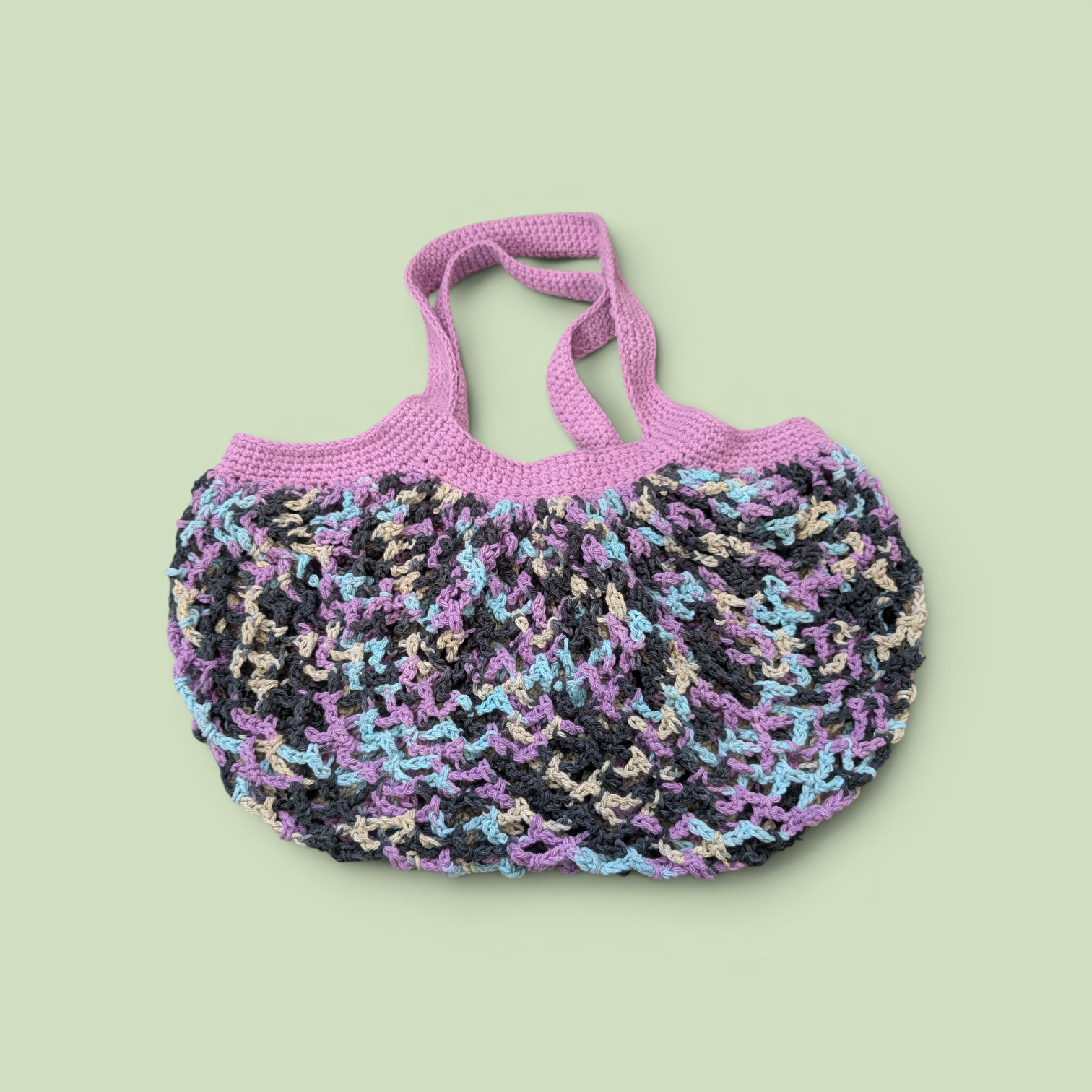 Crochet market bag