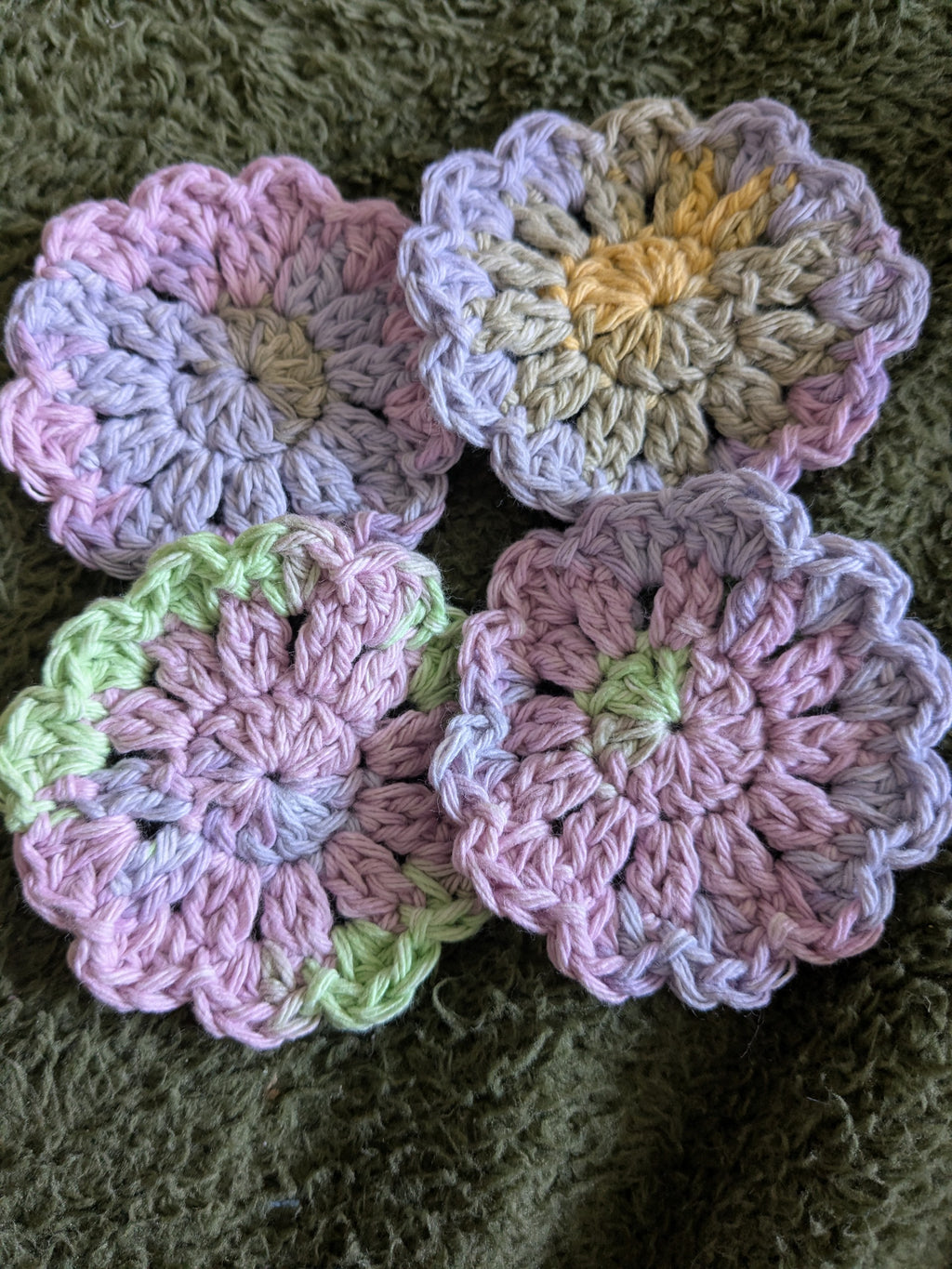 Handmade Crochet Face Scrubbies