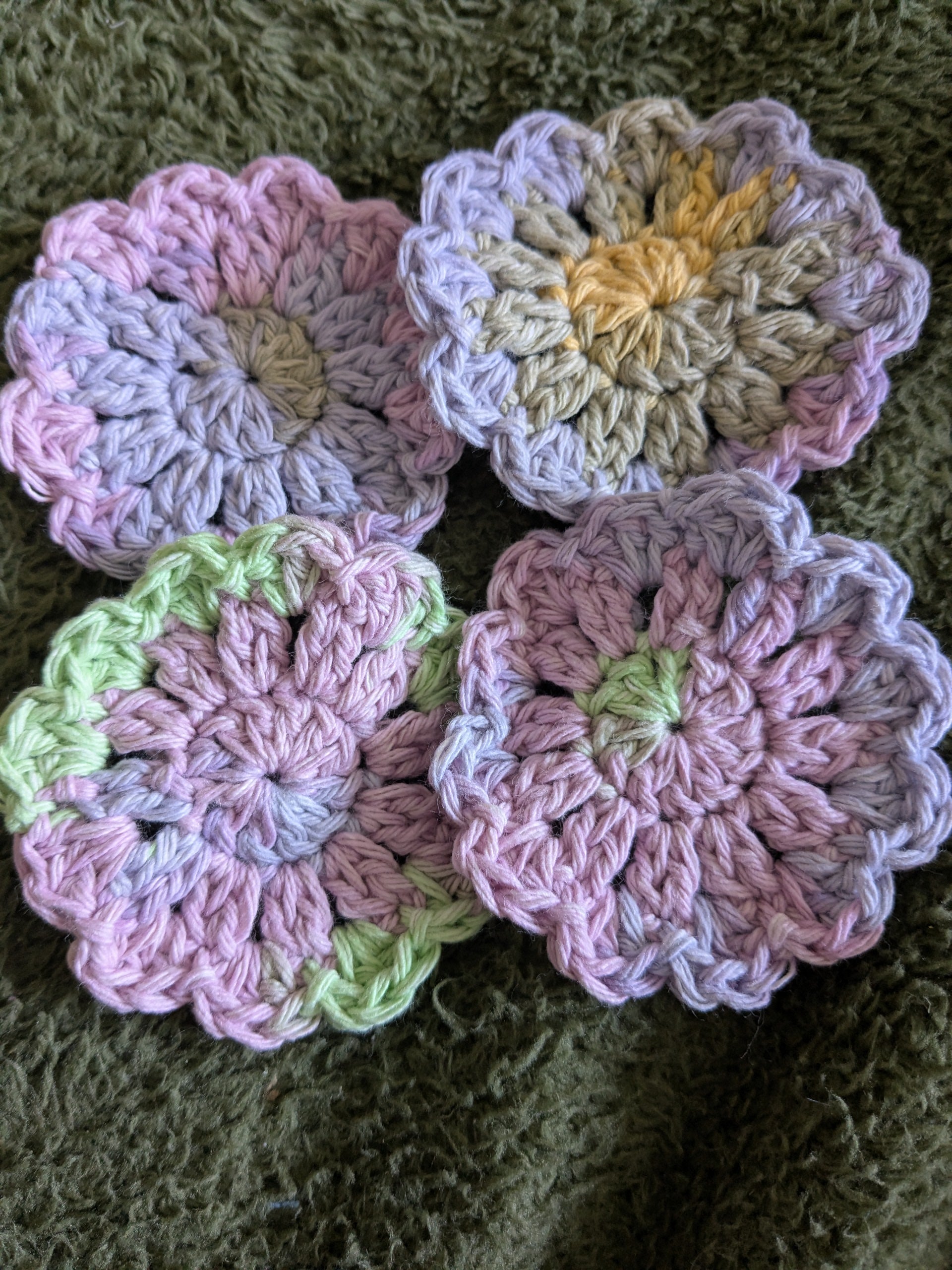 Handmade Crochet Face Scrubbies